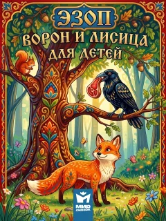 Ворон и лисица - басня Эзопа