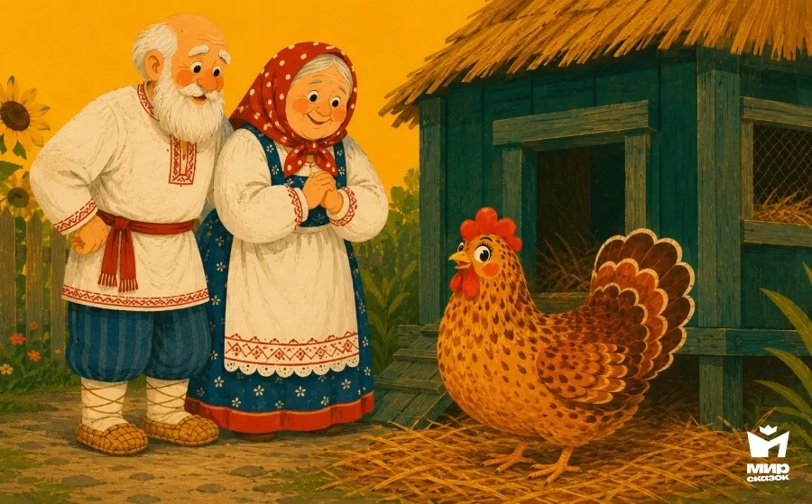 Дед и баба и Курочка Ряба