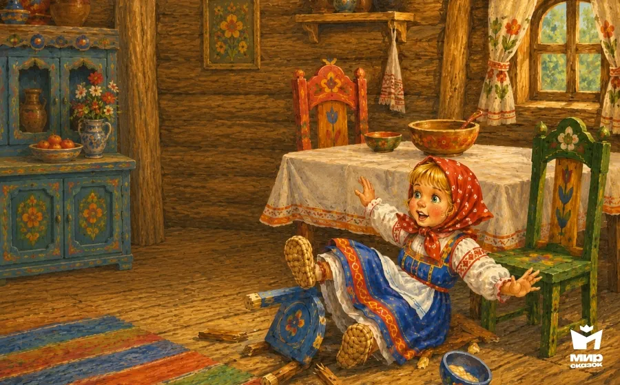Девочка нашла дом в лесу
